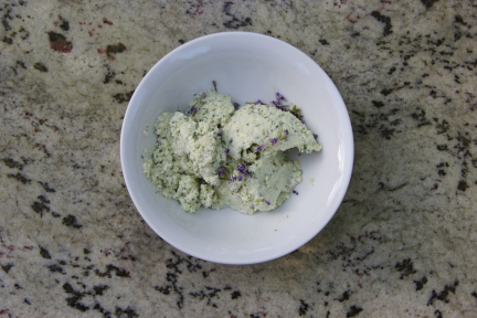 Apfelsorbet mit Gundermann